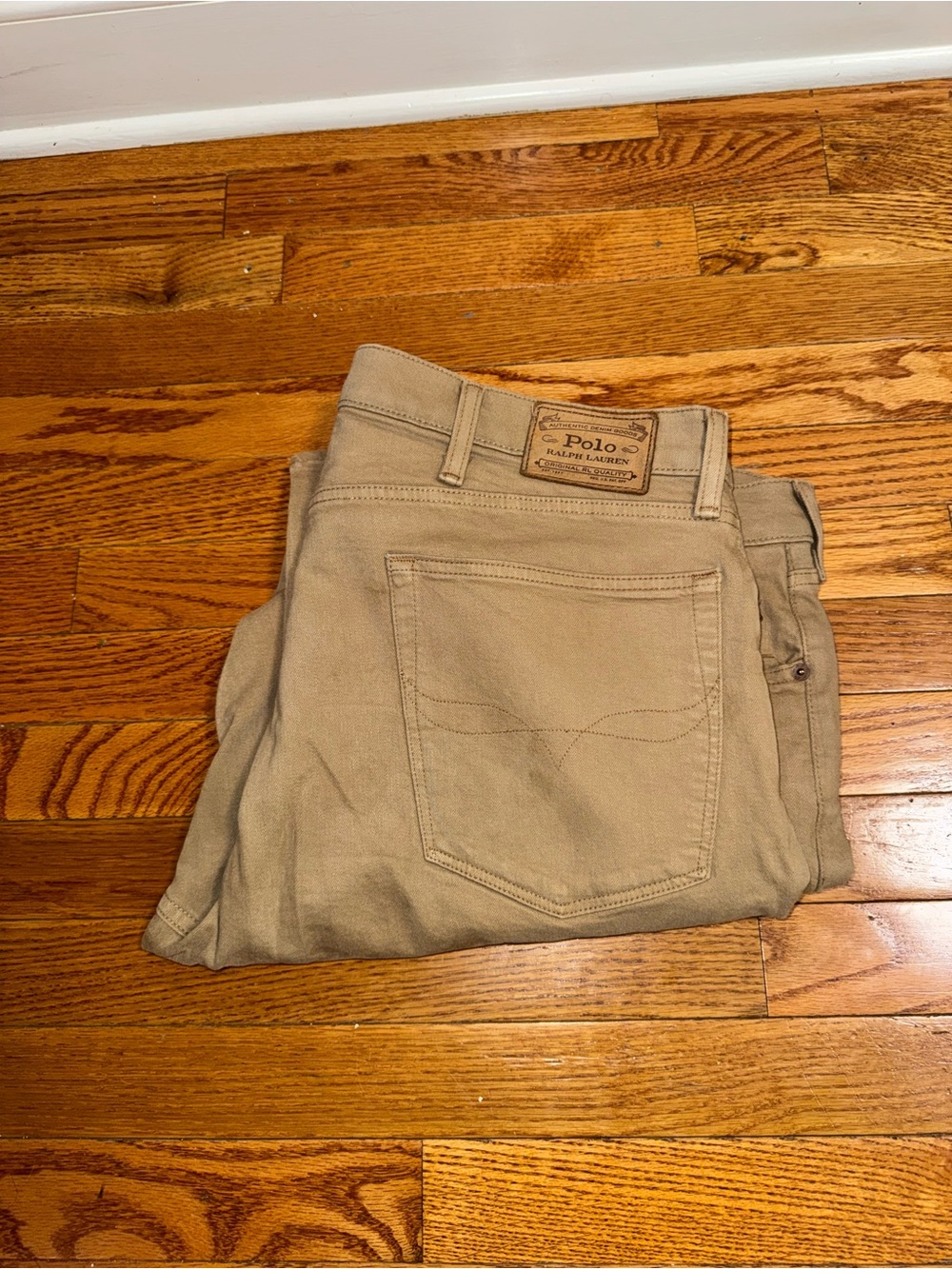 Polo by Ralph Lauren Men's Straight Jeans in Khaki